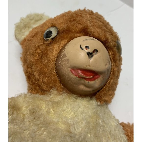 Vintage Cubbi Gund Teddy Bear 1940’s 1950s or 1960s NYC Brown 11” Stuffed Animal - Picture 2 of 9